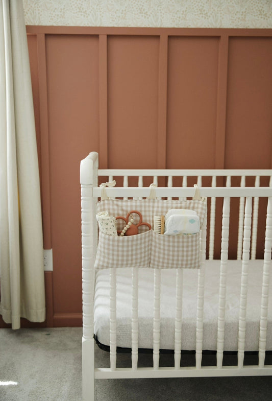 Haven Baby Crib Diaper Caddy Storage Organizer Nursery Room