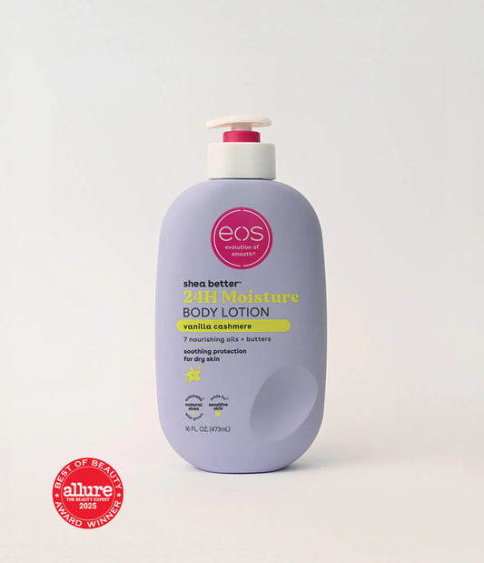 EOS Shea Better 24H Moisture Vanilla Cashmere Body Lotion 16 Fl Oz