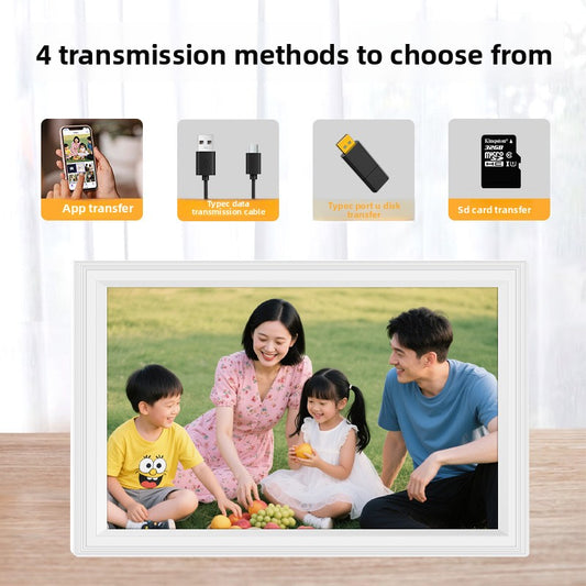 10.1-inch Rechargeable Touchscreen Digital Photo Frame with 32GB Memory