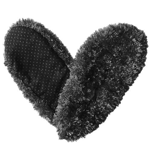 Fuzzy Footies Super Soft Slippers - Black